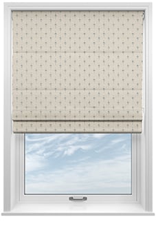 Emily Bond Honor, Fowey Blue - Twist&Fit Roman Blind